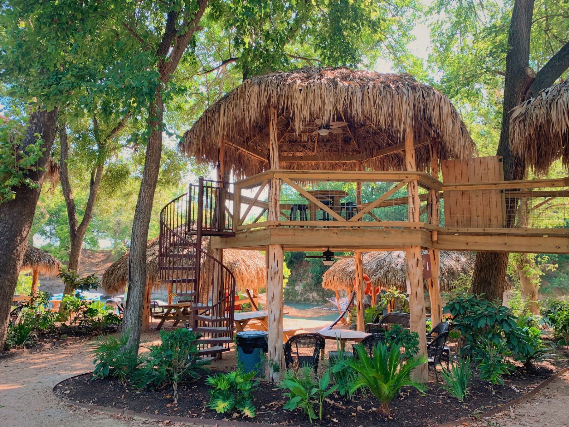 Son's Blue River Camp Aerial View