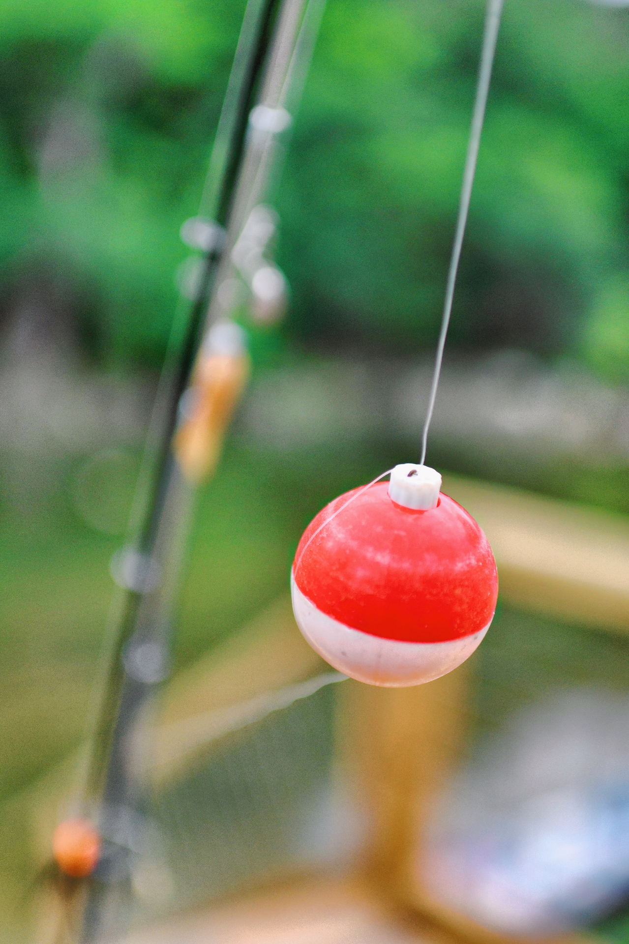 Fishing bobber close-up