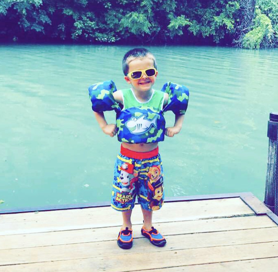 Private Dock with Ladder